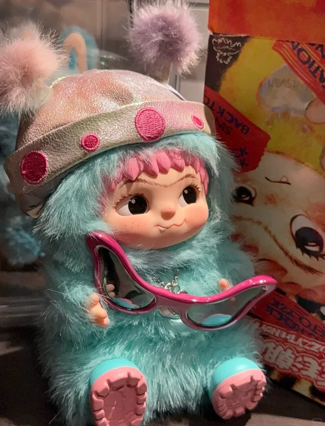 WAKUKU العصرية سلسلة الحفلات صندوق أعمى الفتيات هدية اليدوية دمية صندوق أعمى مفتاح قلادة مفاجأة متعة هدية هدية عيد الأطفال الساخن