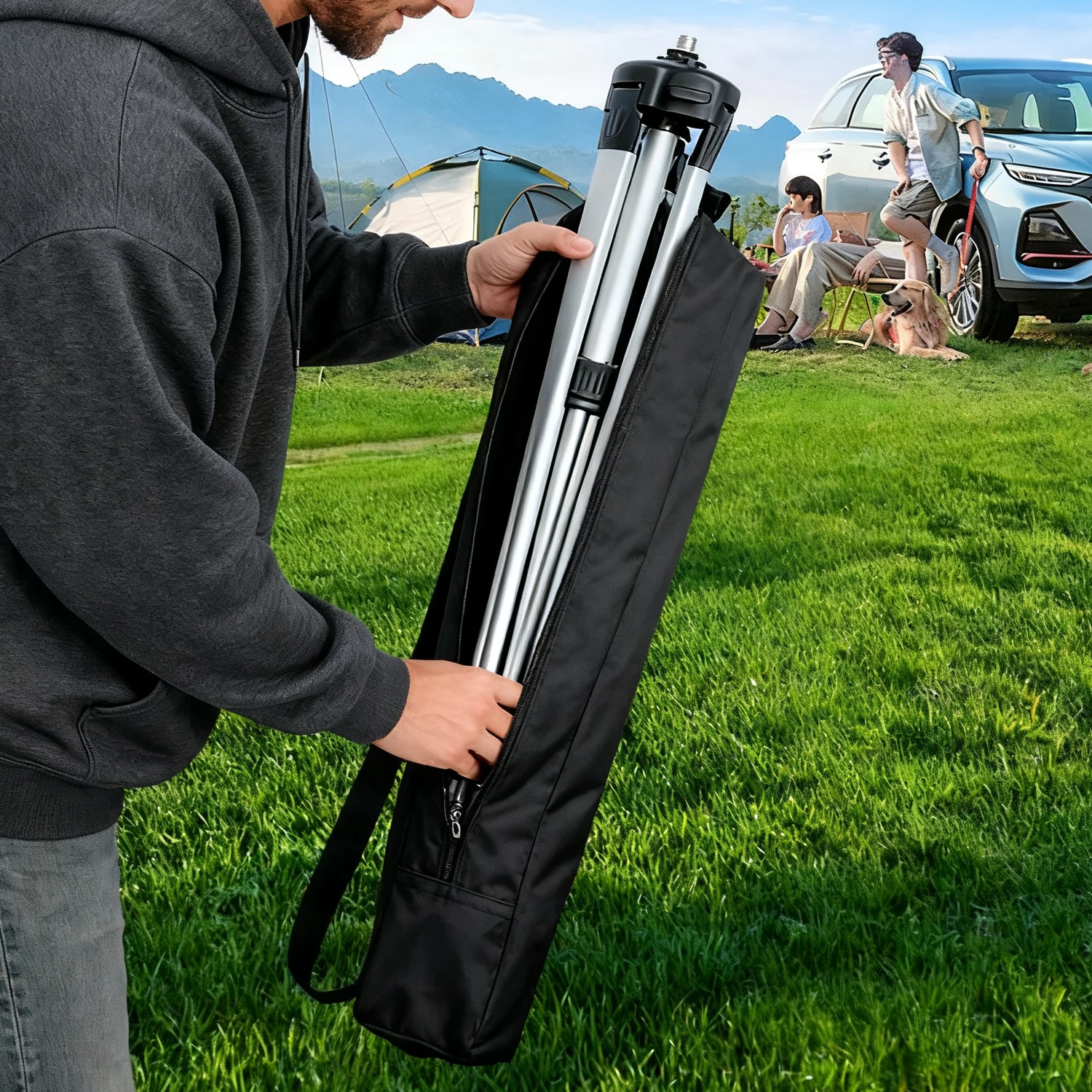 40/50/57 سنتيمتر حقيبة يد حمل حقيبة للتخزين ل هيئة التصنيع العسكري حامل ثلاثي القوائم حقيبة التخزين مقاوم للماء غطاء حامي للصدمات #5