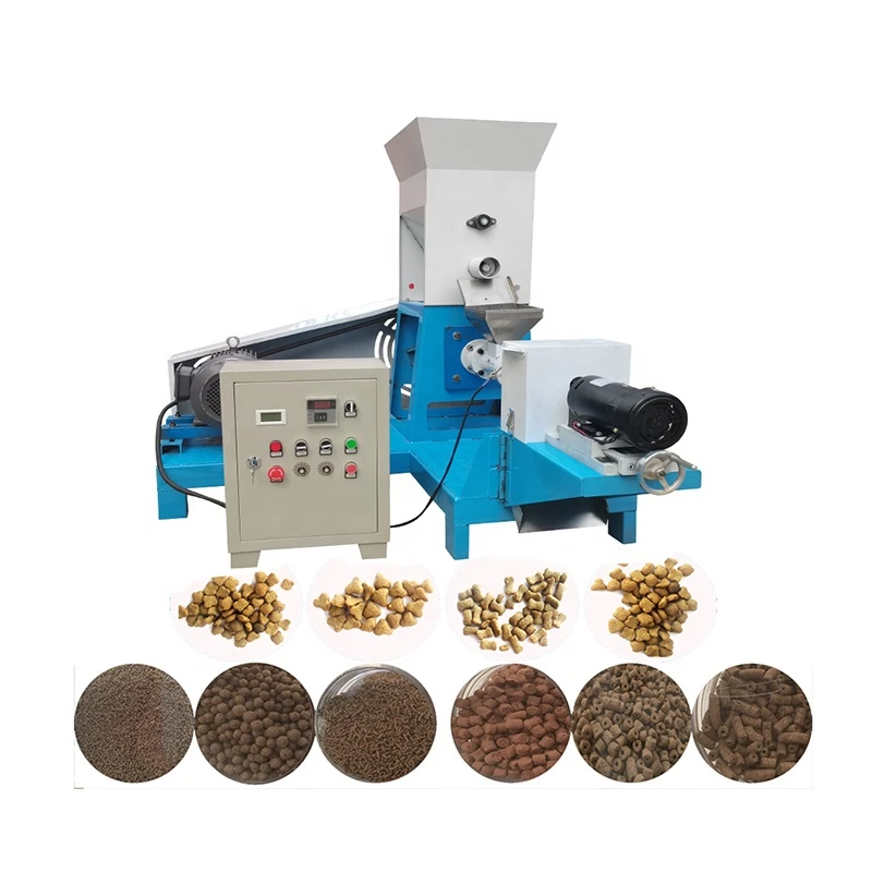 ized Small Fish Feed Pellet Extruder Manufacturing Machinery Make Machine Floating Plant