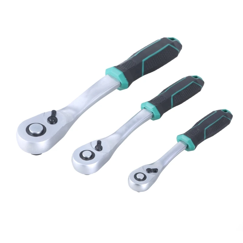 

"3/8" 1/4 "Wrench Tool 90 Tooth Ratchet Ratchet for Narrow Areas Practical Repair Tool Comfortable Handle