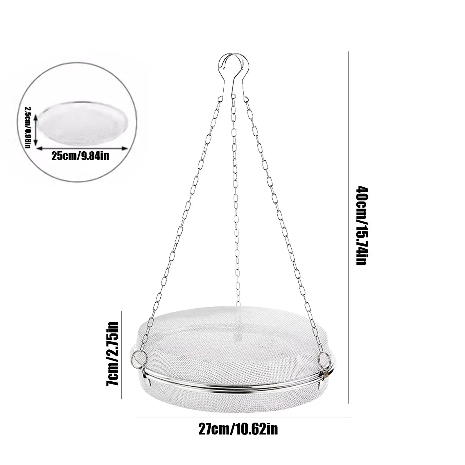Dry Rack Hanging Basket Drying Net Anti-mosquito Drying Mesh Dried Fish Production Screen For Home Kitchen Patio Camping view 6