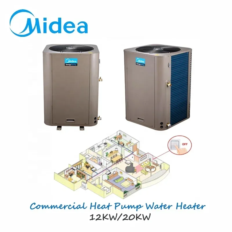 Midea NUOVA ENERGIA 8KW Riscaldatore per piscina con inverter Pompa di calore aria-acqua