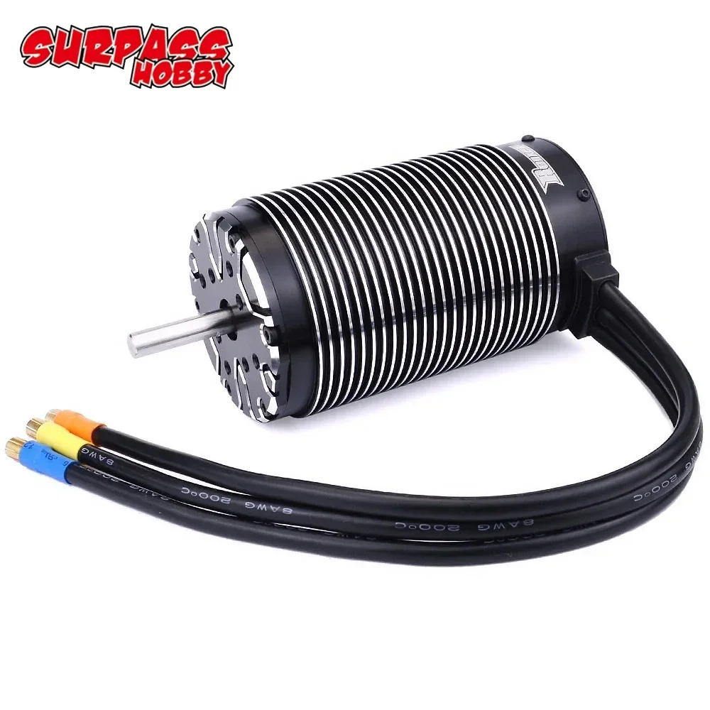 RoRuSSurpass Hobby Rocket 70120 480KV 620KV 680KV 4-pole Waterproof Sensorless Brushless Motor 8mm Shaft For 1:5 1/5 RC Cars Tru