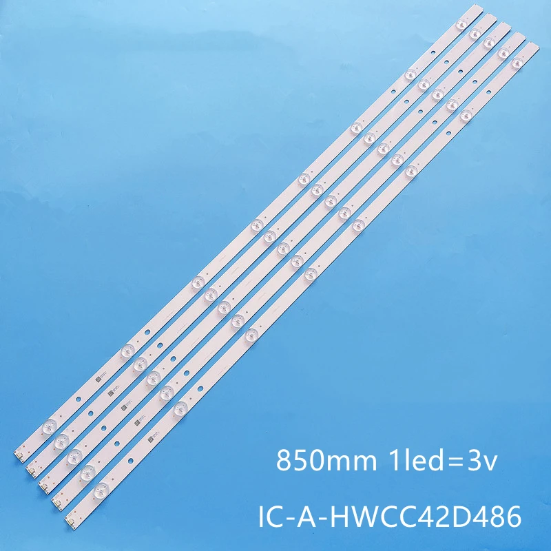 

LED Strip For TV Tc-43sv700b Tc-43es630b Tc-43fs630b TH-43C410K IC-A-HWCC42D486 TC-43DS630C TX-43ESW504 Tc-43ds630b F105N6P43F