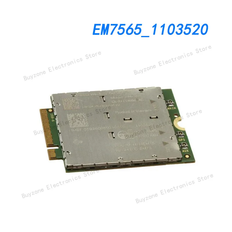 EM7565_1103520 Cellular 4G LTE CAT-12 (AT&T/Verizon), Beidou, Galileo, GLONASS, GNSS, GPS, HSPA+ Transceiver Module Card Edge