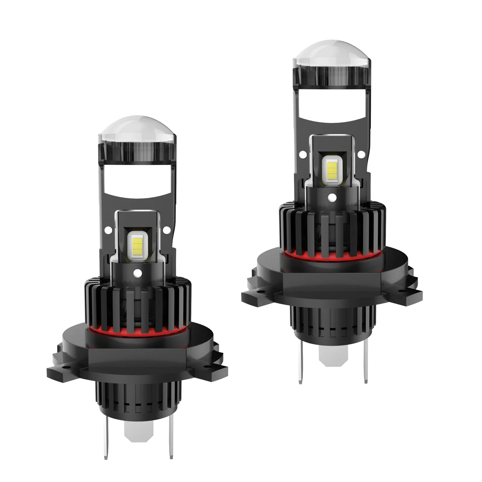 H4 Led Projector Mini H4 Lens Bi Led Lens Dual 15900LM 159W Led Car Headlight Bulb 1:1 Plug and Play H4 Led Projectot Fog Light