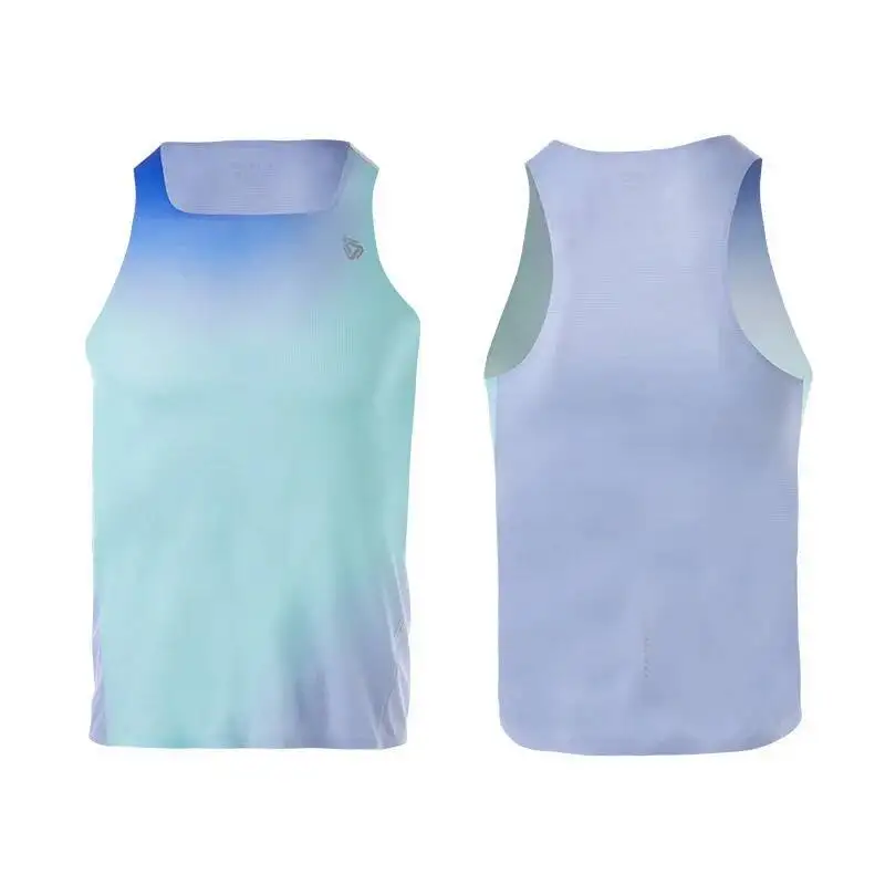 سترة للجري للرجال والنساء، سرعة قابلة للتعديل، سريعة الجفاف، قابلية التهوية، بدون أكمام، سترة رياضية علوية، تي شيرت ماراثون #6