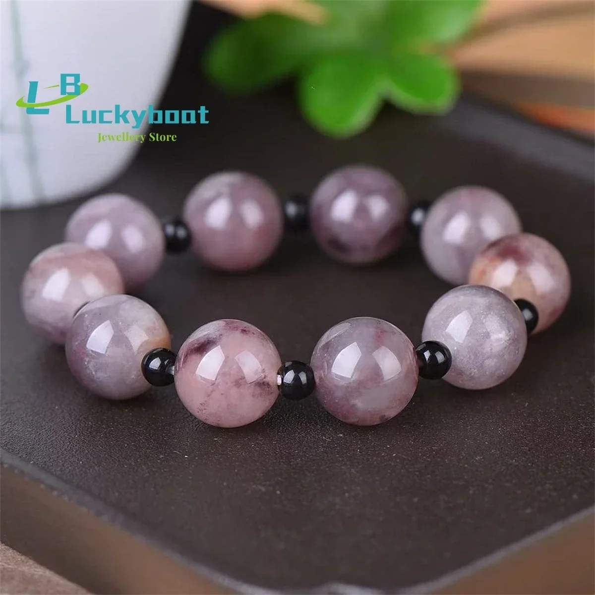Natural Violet Ball 10 Bracelets Simple and Generous Personalized Fashion Versatile Exquisite Men's and Women's Style