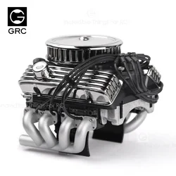 GRC #F82 1/10 Scale V8 Simulate Engine Body Cover W/Motor Heat Sink Cooling Fans Stack-type for 35-38mm Motor #GAX0142A