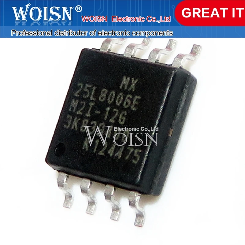 

10 шт. MX25L8006EM2I-12G MX25L8006EM2I SOP-8