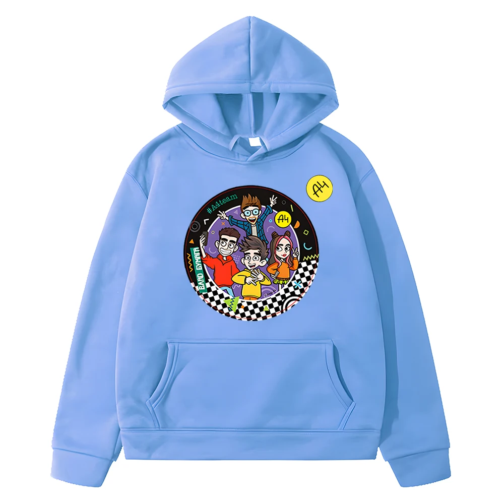 Влад Бумага А4 Children Hoodies Sweatshirts anime hoodie Casual Merch A4 Lamba Fleece Pullover y2k sudadera girls boys clothes