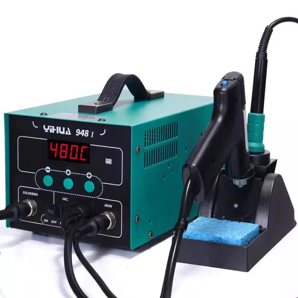 YIHUA 948-I Suction Gun Welding Station 2In1 Digital Display Tin Gun SMD Soldering Iron Desoldering Station Welding Rework Tools