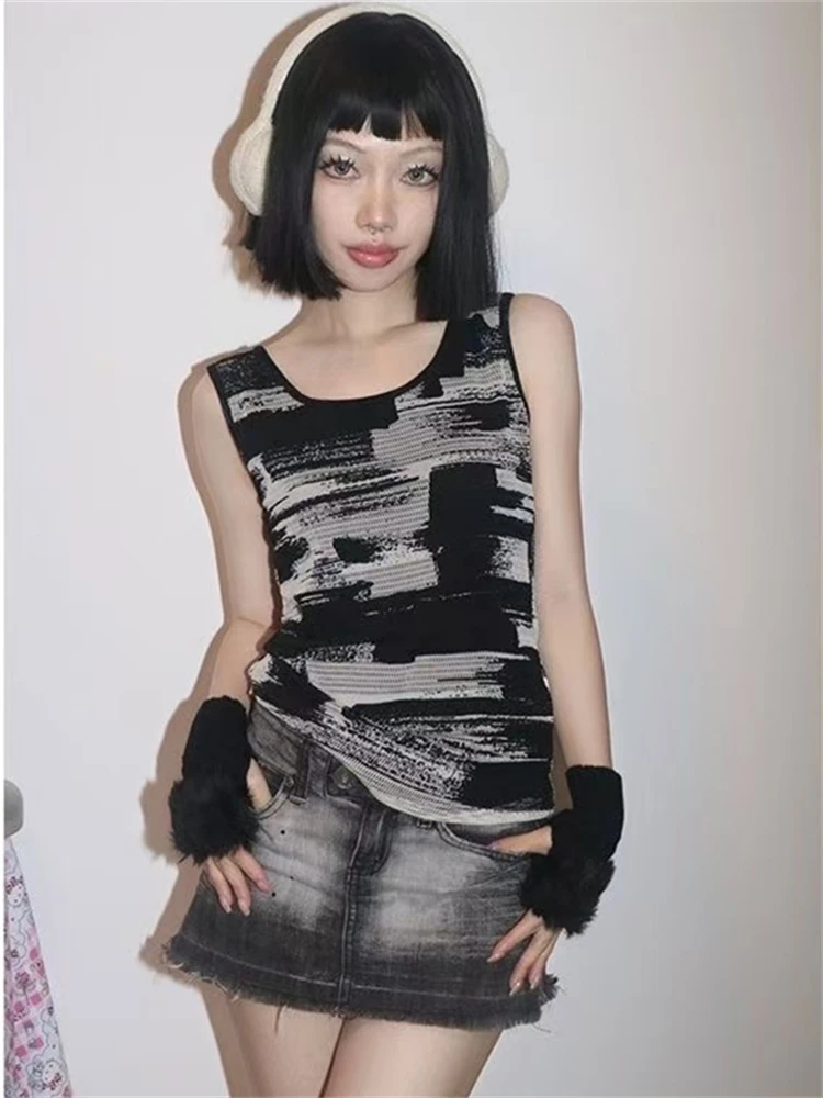 LOTDOOTN اليابانية Harajuku أفخم أصابع محبوك الكفة قفازات Y2K غطاء للأكمام شتاء دافئ الندى نصف اصبع الذراع قفازات القفازات