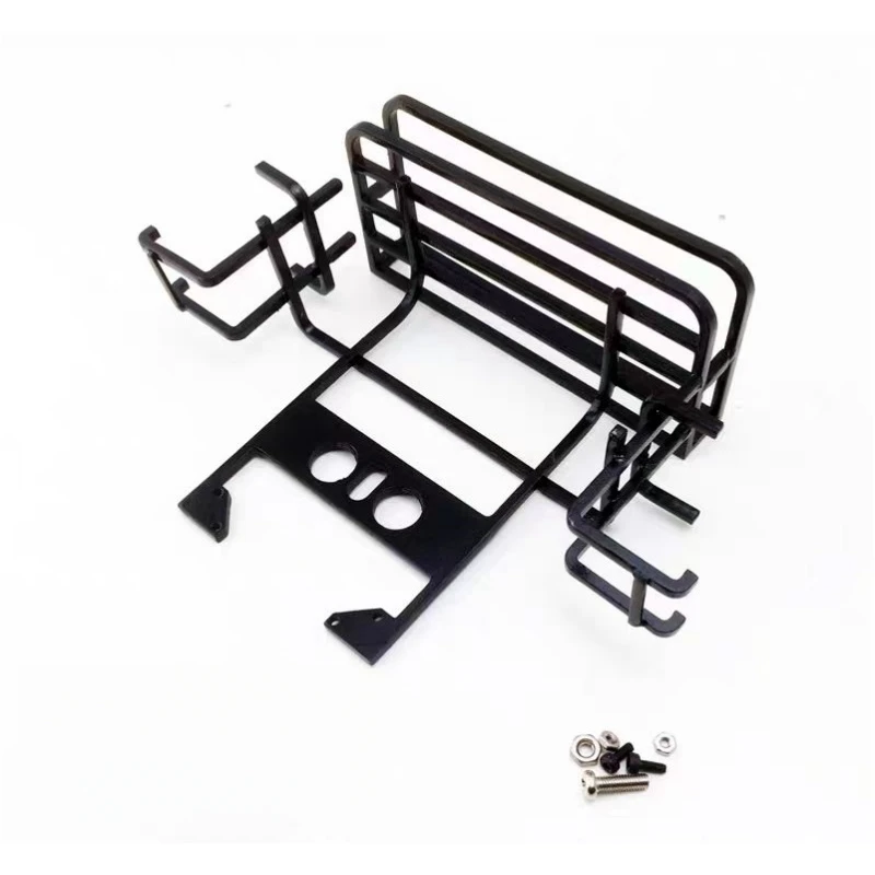 Scale 1/10 Metal tail luggage rack, Tamiya cc-01 chassis yj wrangler body 1/10. Rc car upgrade parts