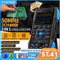 FNIRSI 2C23T 2C53T Upgrade 50MHz Handheld Digital Oscilloscope Multimeter Signal Generator  3 in 1 Dual Channel Automotive Tools