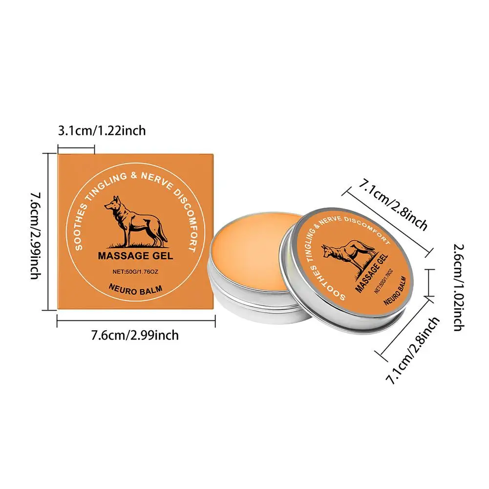 Gelenkpflegebalsam, kühlende Linderung, beruhigend bei Nerven- und Muskelbeschwerden, tägliche äußere Anwendung, Absorptions-Massagecreme, 50 g – Detail 15