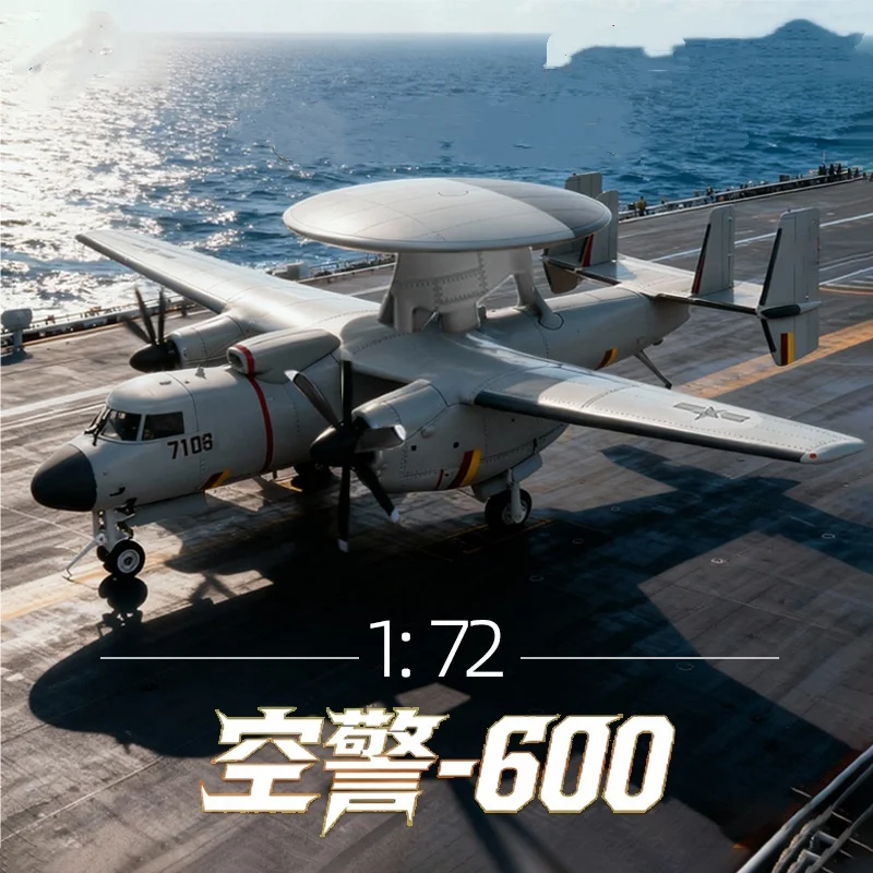 

Масштаб самолета 1:72, воздушно-десантный самолет с ранним предупреждением и контролем, игрушечный металлический орнамент из сплава 600, военная модель, подарок