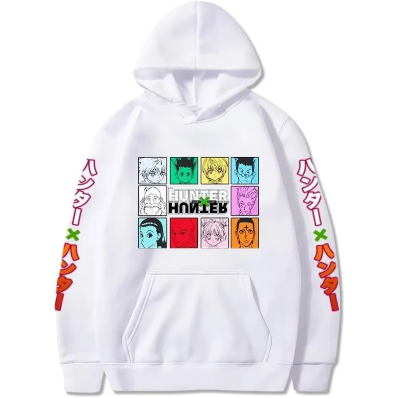 Anime Hunter X Hunter Killua Leorio Kurapika Gon Hisoka Pullover Women Mens Hoodie Streetswear Tops