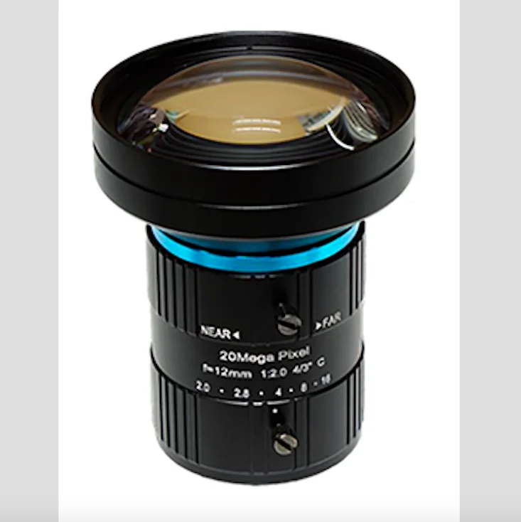 NEW 20 Megapixel Manual Iris Lens 12mm 4/3