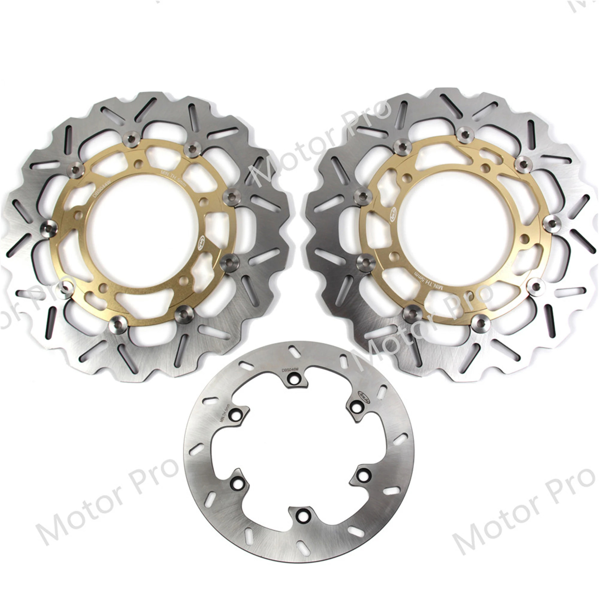 Untuk SUZUKI B-KING 1300 2008 2009 2010 Kit Rotor cakram rem depan belakang GSX R GSX-R GSXR GSX1300R Hayabusa 2013 2014 2015