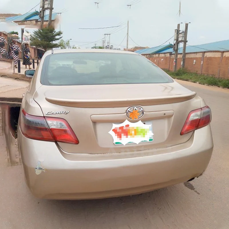 2007-2011 Toyota Camry Sedan 뒷 트렁크 리드 스포일러 립 윙 ABS 소재 자동차 튜닝 부품 바디 키트 장식 액세서리