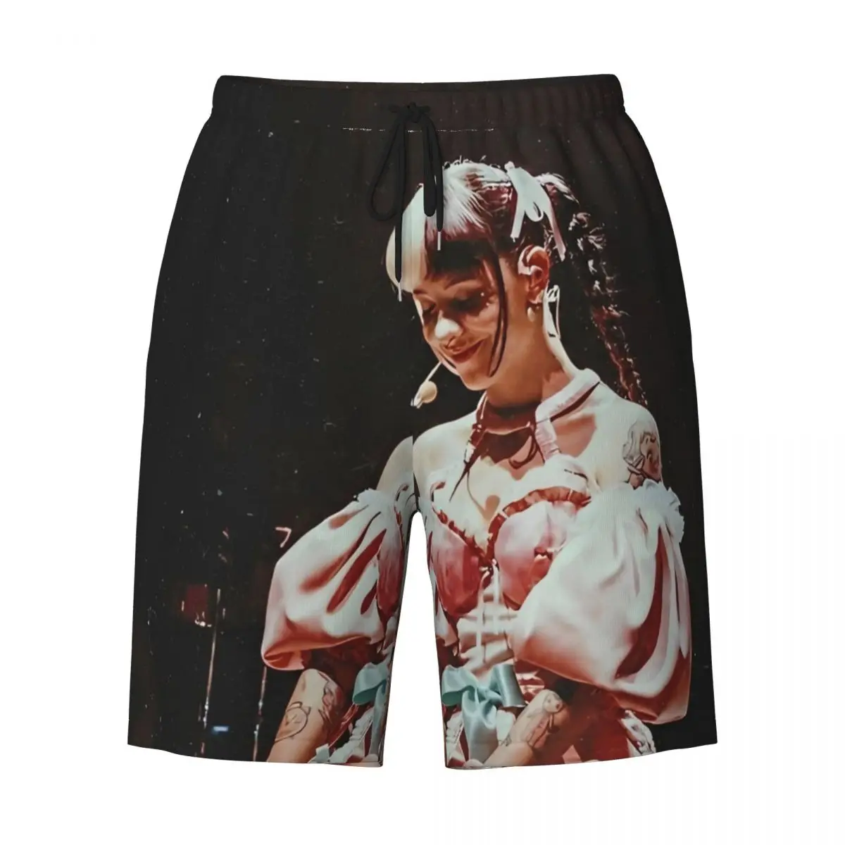 Melanies นักร้อง K12 กางเกงขาสั้นฤดูร้อน Martinez เพลงอัลบั้มวิ่ง Surf Board สั้นกางเกง Quick Dry Y2K กางเกงว่ายน้ํา