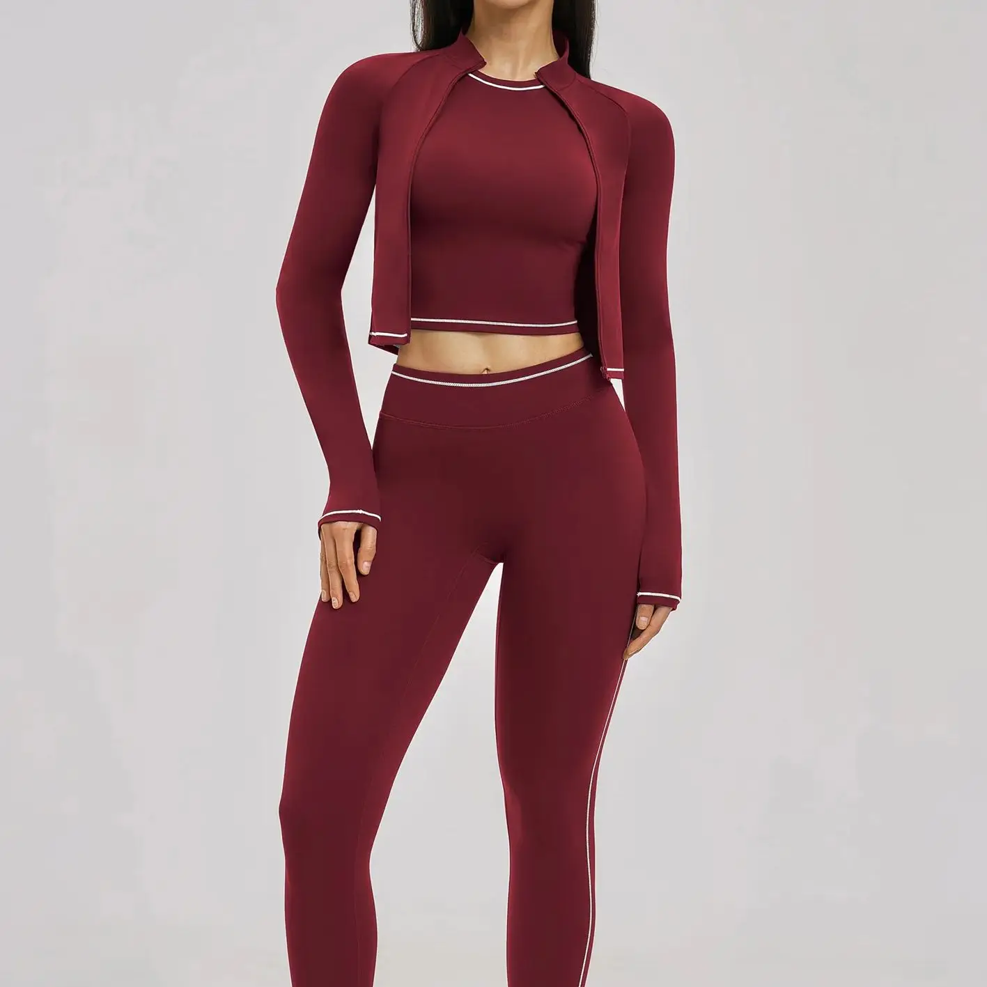 ensemble-de-survetement-3-pieces-ningyu-pour-femme-–-ensemble-de-yoga-a-manches-longues-avec-fermeture-eclair-gilet-de-sport-respirant-et-antichoc-vetements-de-sport-pour-femme