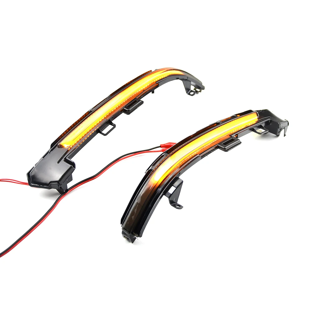 2 قطعة سيارة ديناميكية بدوره مصباح إشارة مرآة الرؤية الخلفية مؤشر ضوء لشركة فولكس فاجن ID4 ID.4 E21 2020 2021 2022 2023 #2