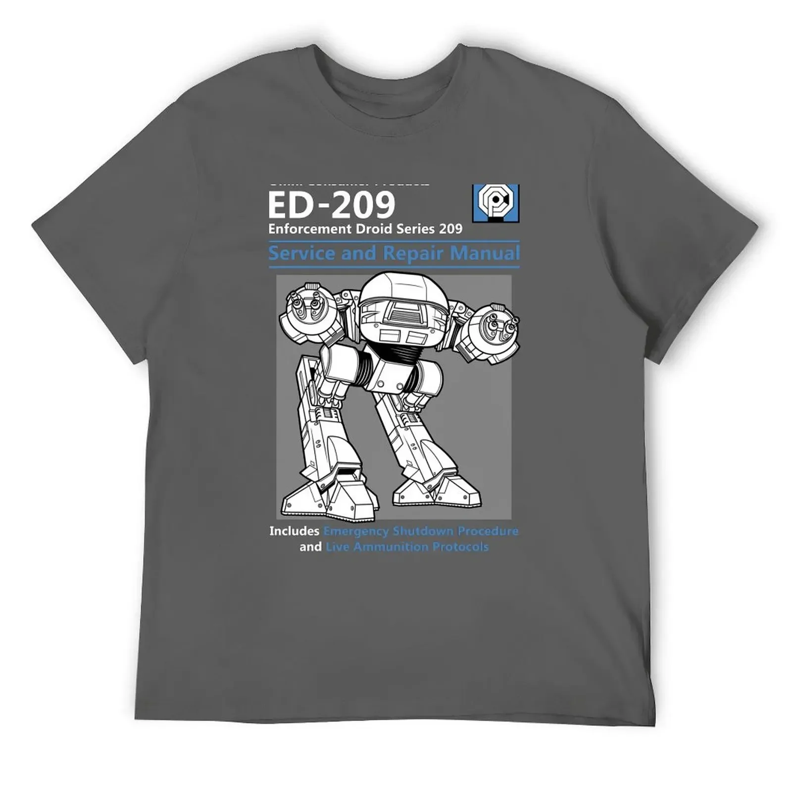 

ED-209 Service and Repair Manual T-Shirt man clothes cotton man t-shirts mens cotton t shirts