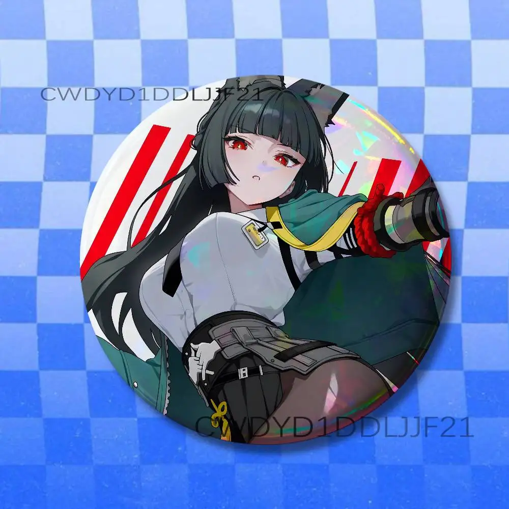 Miyabi Z-Zenless Zone Zero ZZZ Badge Brooch Figure Lapel Pins Clothes Backpack Fashion Cute Collection Decoration Display
