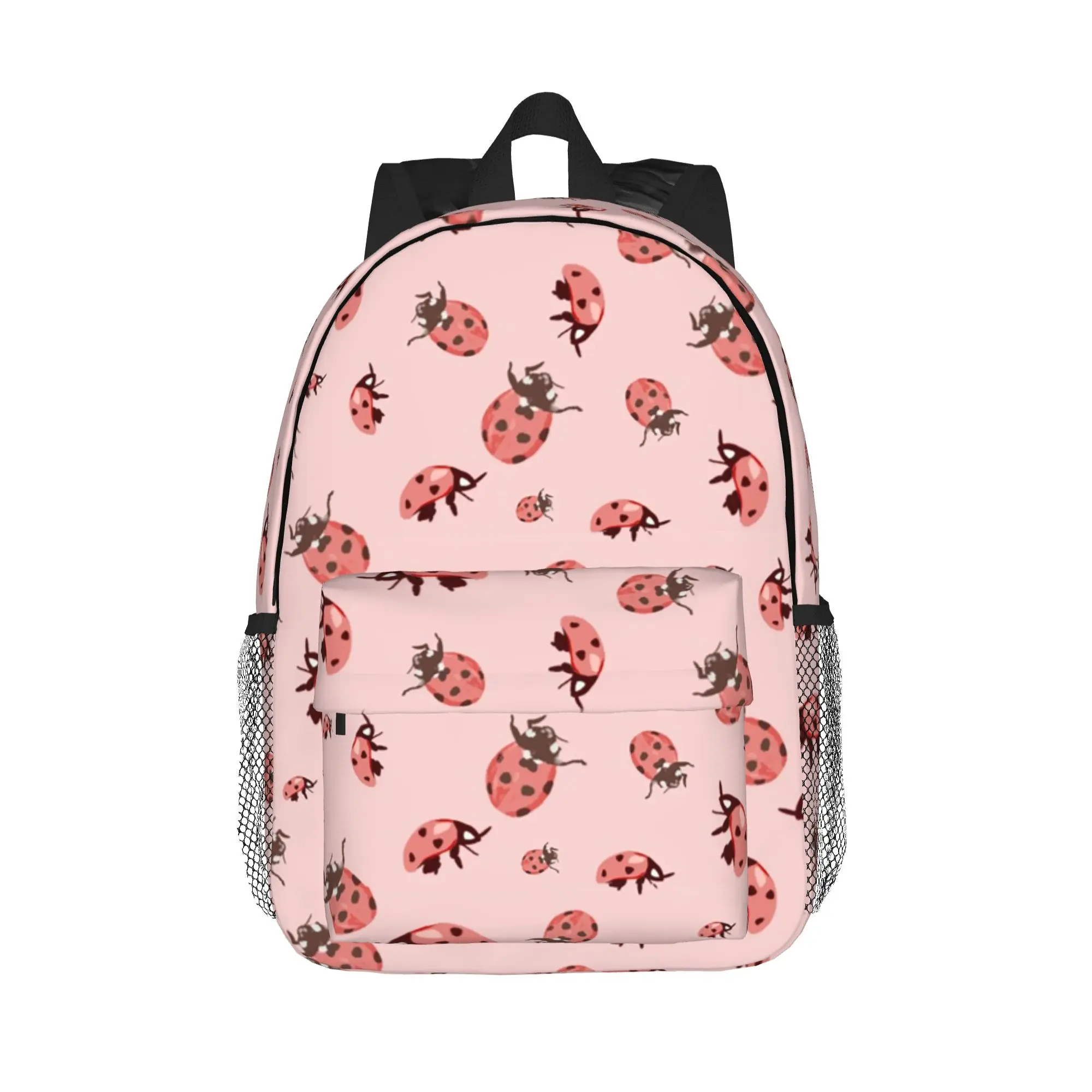 Cute Ladybug Pattern Whimsical Insect Backpack Hot Sale Daypack Boys Girls BookBag Shoulder Bags for Men Women School Bag