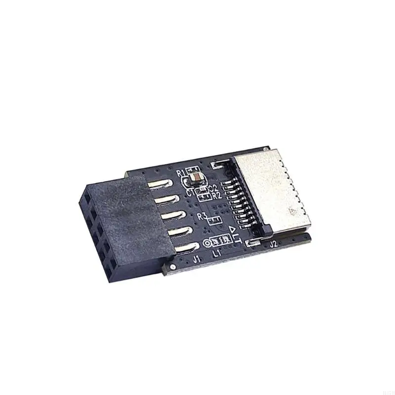 H37B Материнская плата USB 2.0 9PIN в тип C Передний разъемы конвертеров Mainboard 9pin USB
