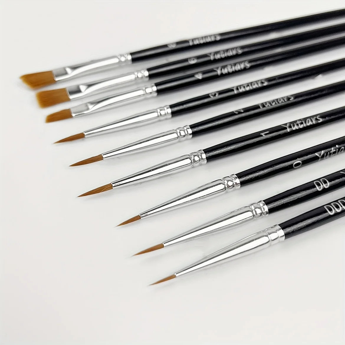 

Профессиональный набор миниатюрных кистей для рисования, кисти с деревянными ручками для эмали, фэнтезийных фигурок, Warhammer 40K, моделей Dnd и Citadel