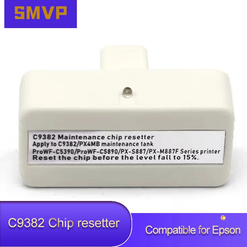 1PCS C9382 Chip resetter & Maintenance Box Chip Resetter For Epson WorkForce C5390 C5890 C5390a C5890a PX-S887 PX-M887F Printer