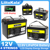 LiitoKala 12.8V 310ah 280ah 120AH LiFePO4 Battery 12V Lithium Iron Phosphate Batteries Cycles Touring car Solar Wind Tax Free