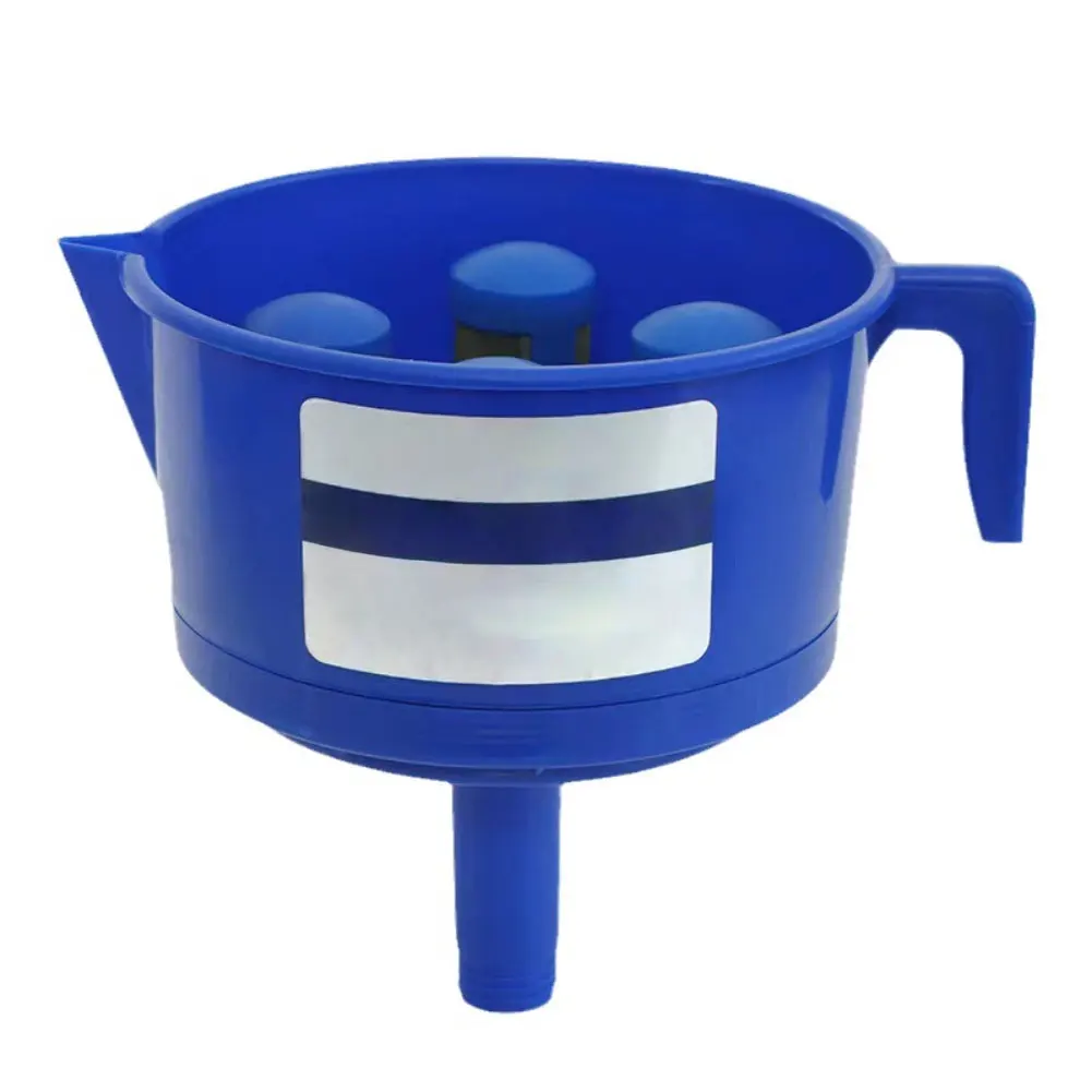 Funnel Type Oil and Water Separator with Four Filter Elements Fuel Filter Fitting for Engine Contaminant Removal