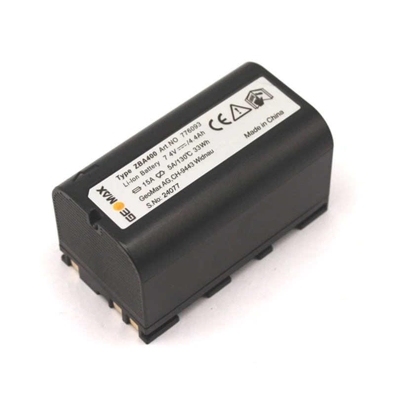 

Литий-ионный аккумулятор ZBA400 7.4V 4400mAh для геодезических приборов Geomax ZT20/80 Zenith10/20/50 (безопасный и стабильный, превосходное качество)