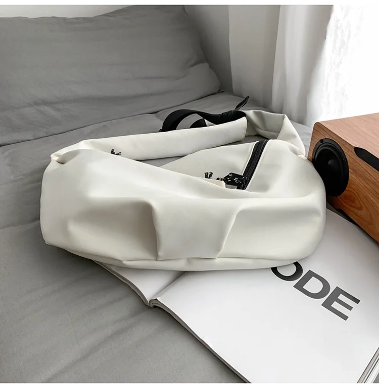 Crossbody Bag Breathable Large Capacity Female Trendy Shoulder Bag Men's and Women's Casual Sports Student Canvas Dumpling Bag