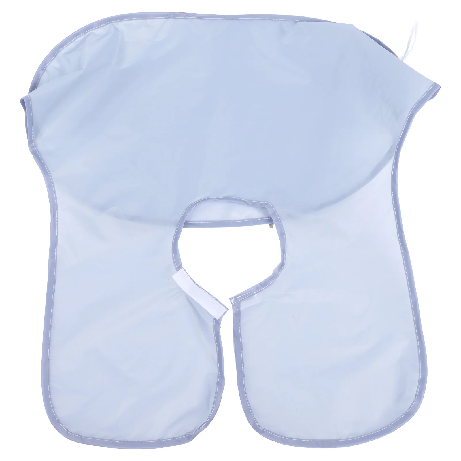 

1pc Shaving Polyester Hair Beard Beard Catching Apron Cutting Cape Catcher for Men Foldable Silver Gray Bathroom Gift