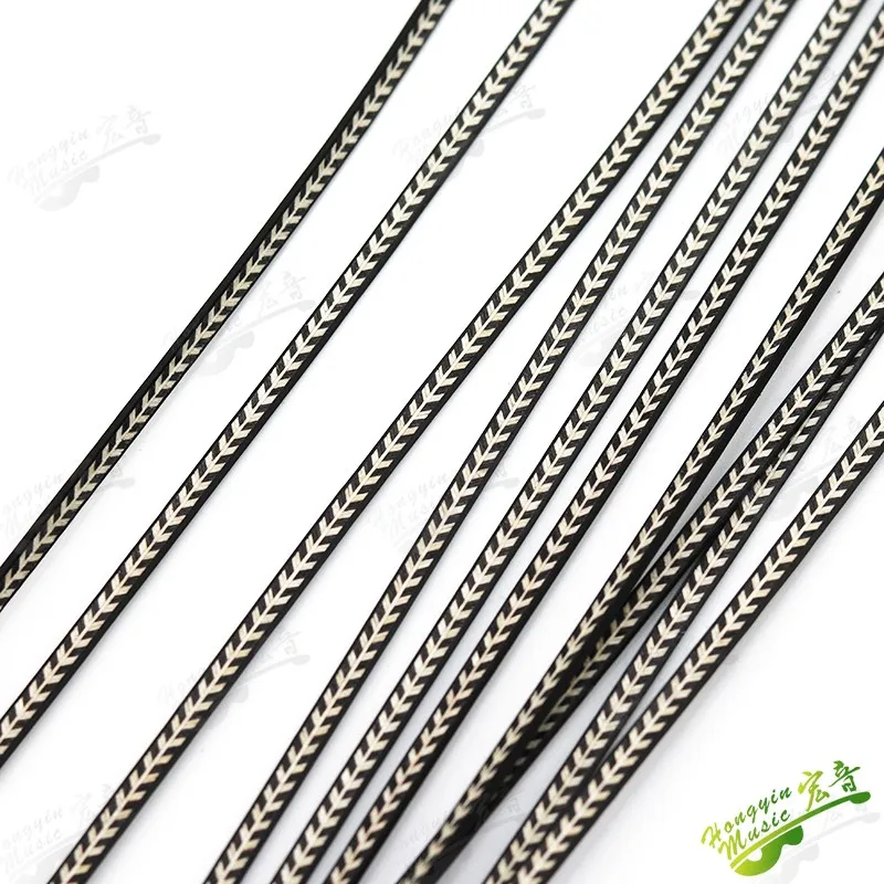 20Pcs 400mm Guitar Binding Flexible Purfling  Inlay  Decorative line around guitar For Guitar Ukulele Mandolin