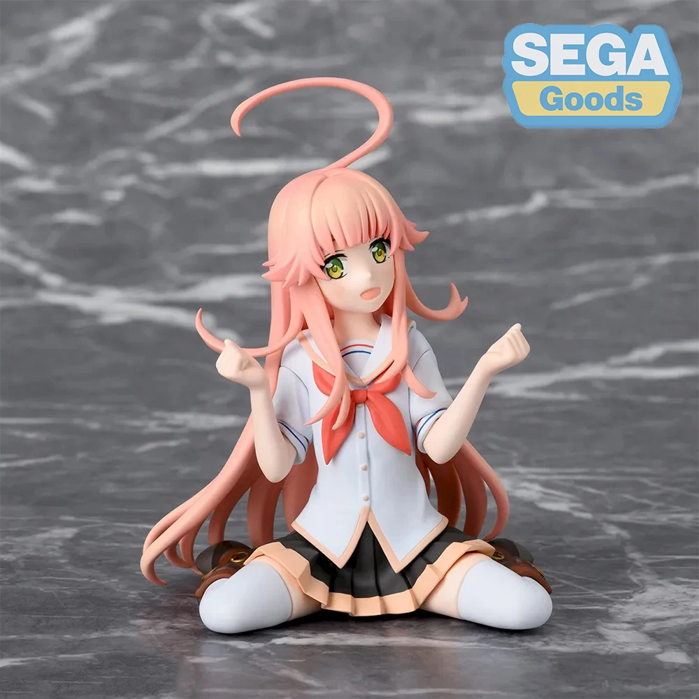 JP In-Stock SEGA Nukitashi Island Animation Inami Hiyomi Tonkatsu جائزة الشكل، بلاستيك، ملصق ليزر JP/السفينة السريعة، جامعي جديد