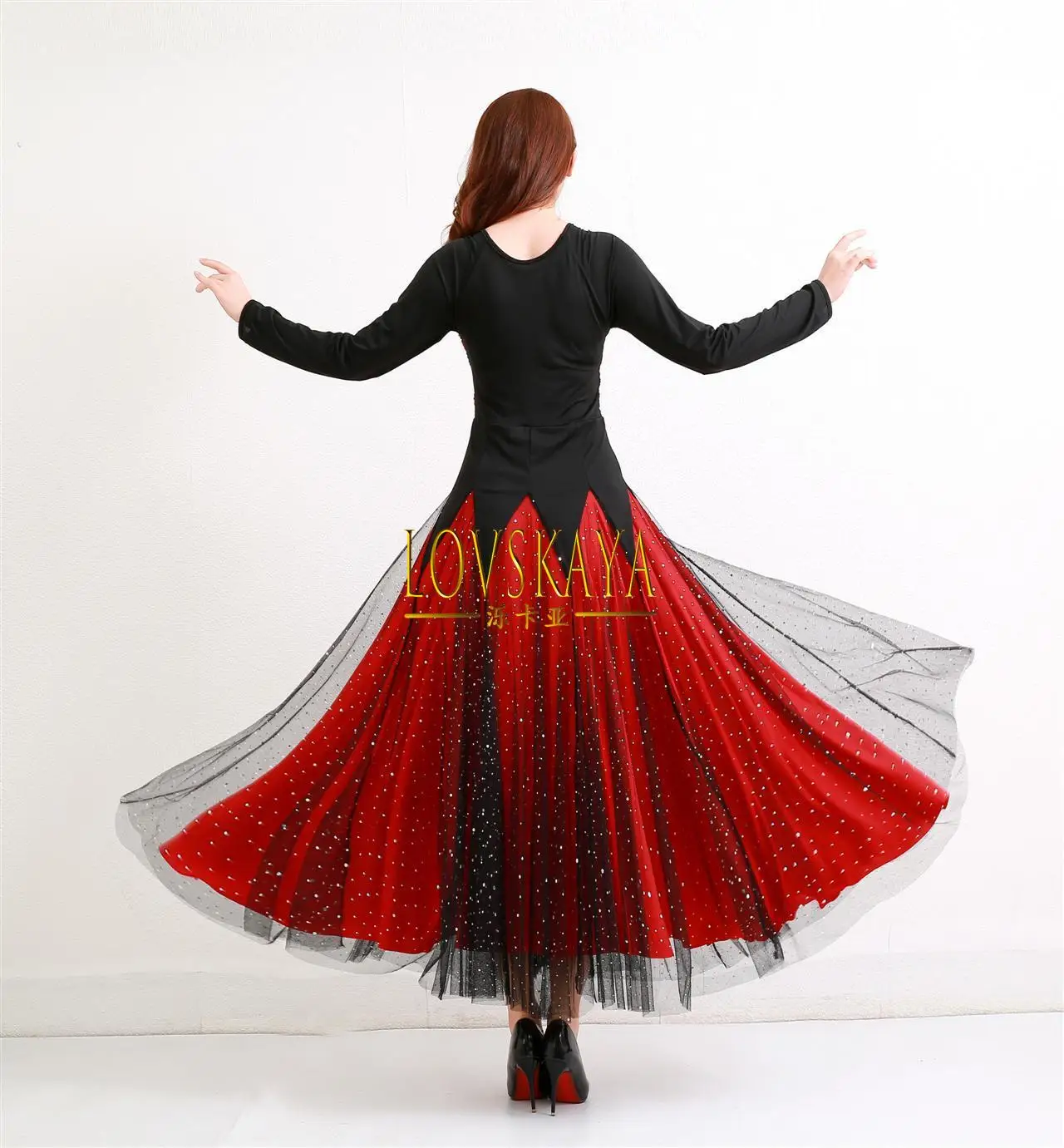 Robe de Performance de brevde Valse Moderne, Standard National, Concours Social, Nouvelle Collection