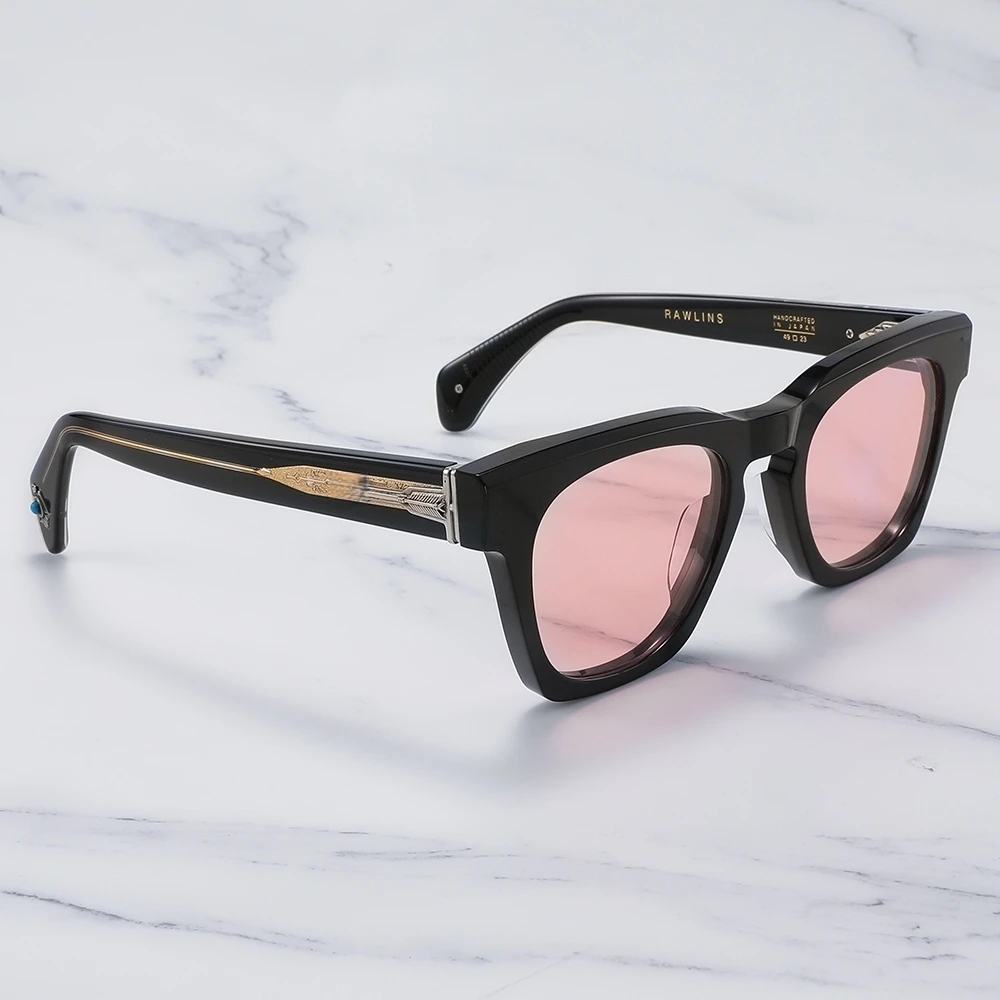 JMM Business Outdoor Zonnebril Unisex Rechthoek Dikke Acetaat RAWLINS Populaire Zonnebril Voor Lady Gafas De Sol Hombre