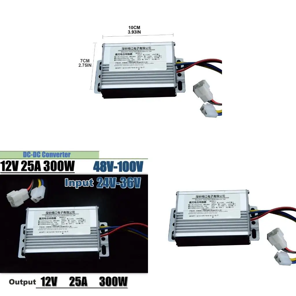 

652F 24V-36V/48V-100V до 12V 25A Мощность мощности.