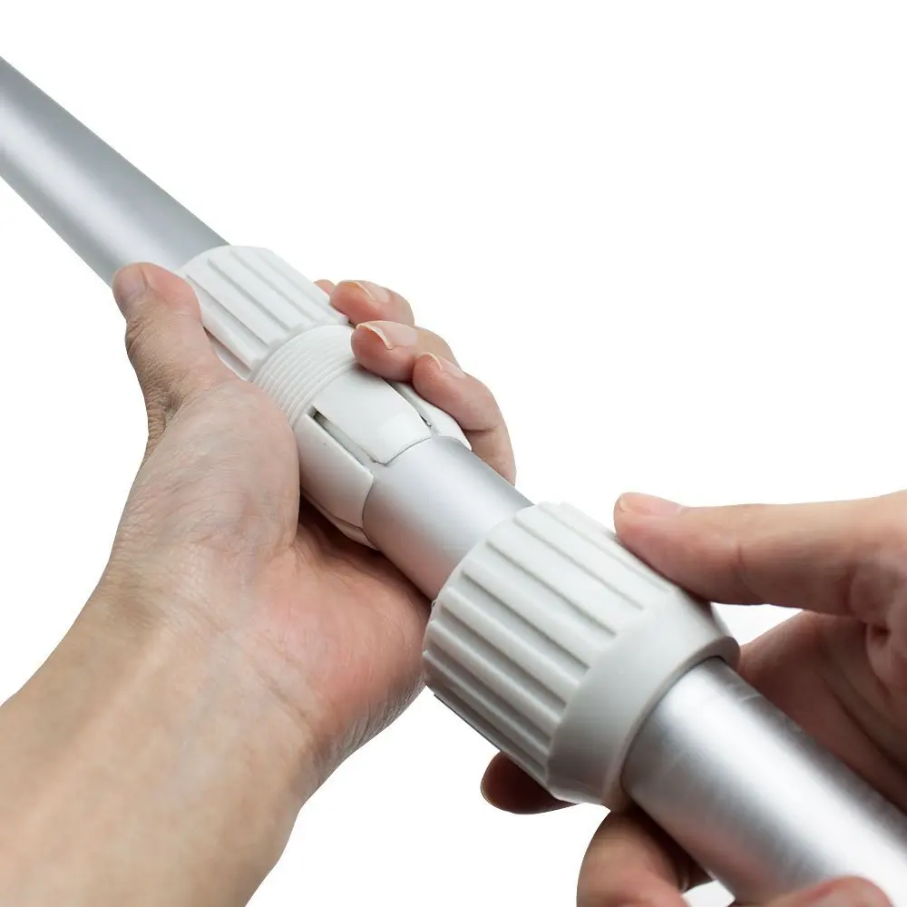 Portable Swimming Pool Skimmer, Aluminum Alloy Telescopic Handle Stick Joint For Brush Salvage Net Swimming Pool Tool