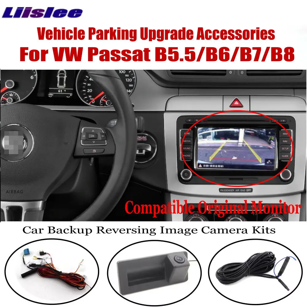 

Original Display Car Reversing Camera For Volkswagen VW Passat B6/B7/B8 2005-2023 Factory Screen MIB MQB PQ Auto Parking Kit