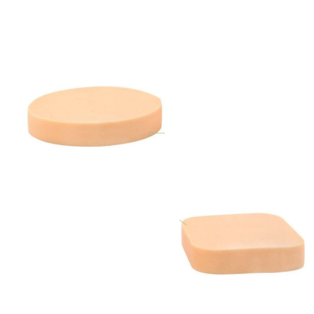 

2pcs Makeup Sponge Powder Puff Soft Delicate Sponges Round Perfect Application Salon Home Travel Use
