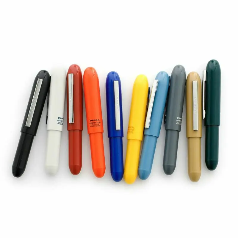 New Hightide Metal Short Pocket Rollerball Pen 0.7mm Black Refill Portable Oil-based Imports Ballpoint Pen Cute Stationery