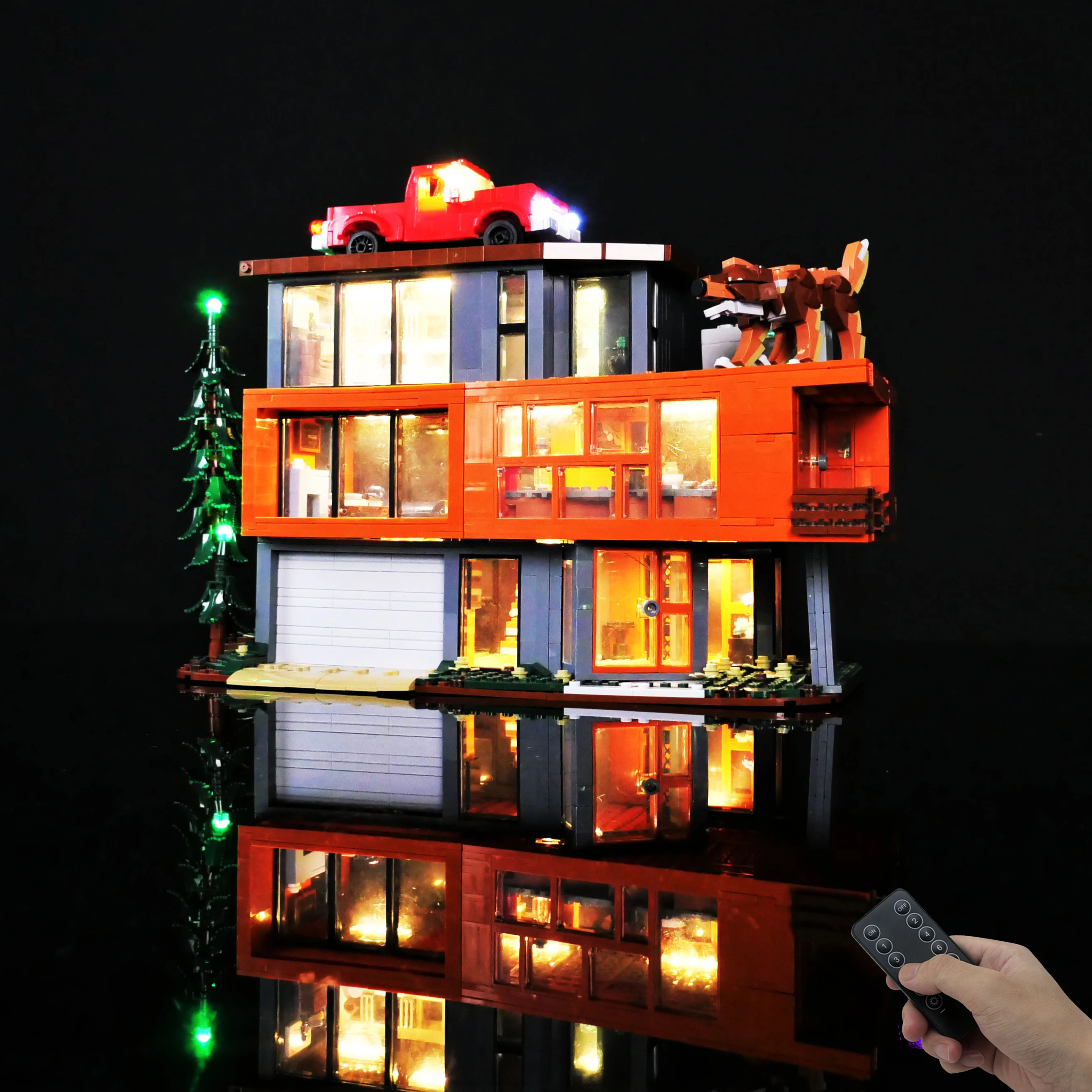 Kit luce remota a LED compatibile con 21354 Cullen House Building Block Modello Aggiornamento Decorazione Accessori per l'illuminazione