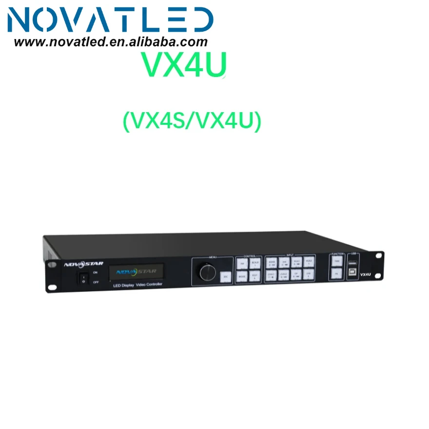 NOVASTAR VX4U VX4S video processor All-in-1 Controller wifi 4G multimedia sender card for full color RGB LED video screen wall